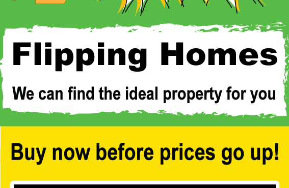 Looking to flip homes, we can help you find the right property