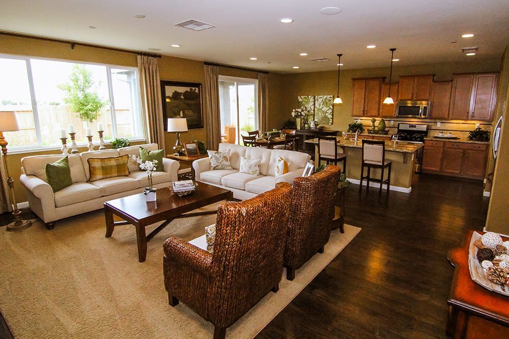 Staged Family Room